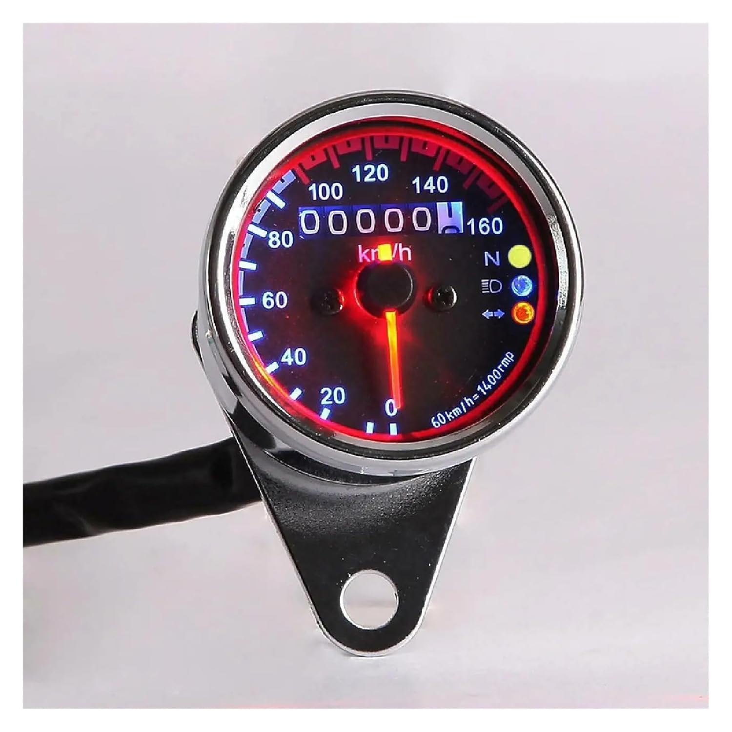 Motorcycle Speedometer Tachometer Motorcycle Speedometer Backlit Dual Odometer Gauge for Su&zuki 02 GSXR 600 for HO&ND&A Dax Dio for YA&MAHA Xmax for Ha&rley