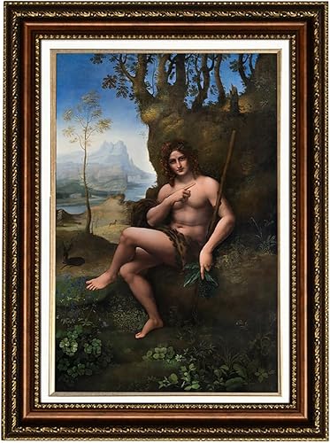 Miniatura 15 de ELITEART - Salvator Mundi por Leonardo Da Vinci Reproducción de pintura al óleo Giclée Wall Art Impresiones en lienzo tamaño enmarcado: 34 x 25