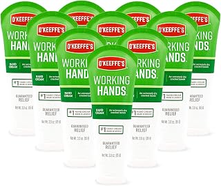 O'Keeffe's K0290004-10 Working Hands Hand Cream Tube (10 Pack), 3 oz