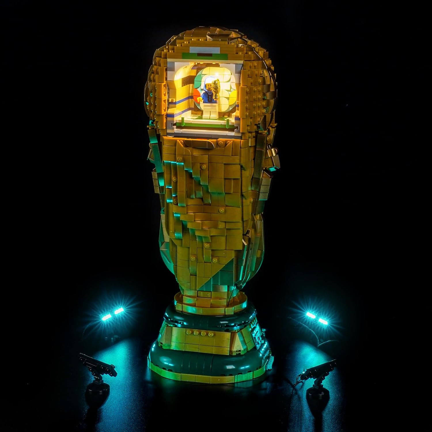 Light kit Compatible with Lego 43020 FIFA World Cup Official Trophy - No Actual Model Only Lights, LED Lighting Accessories Compatible with Lego 43020