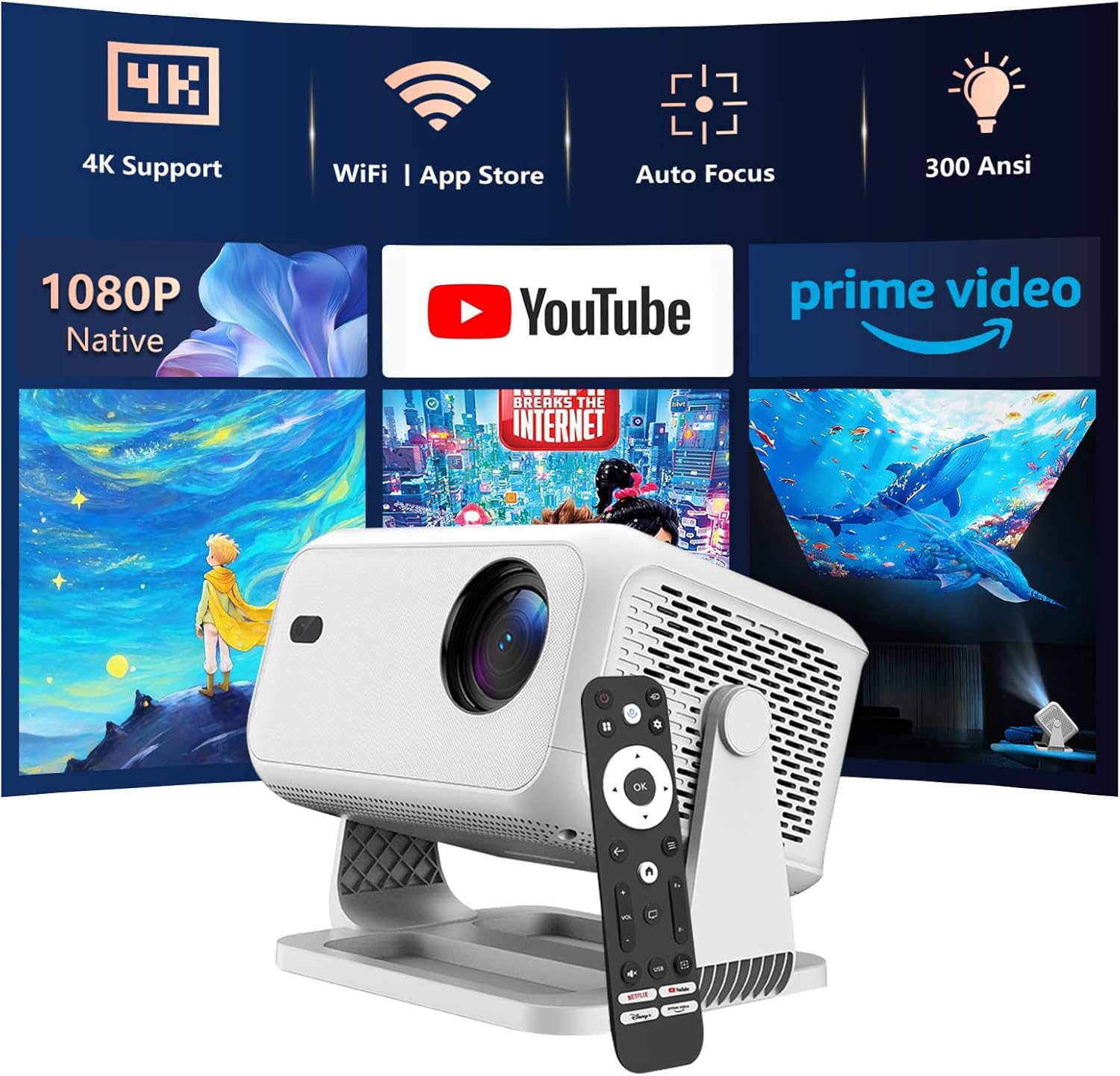 Netflix Licensed Smart Projector...