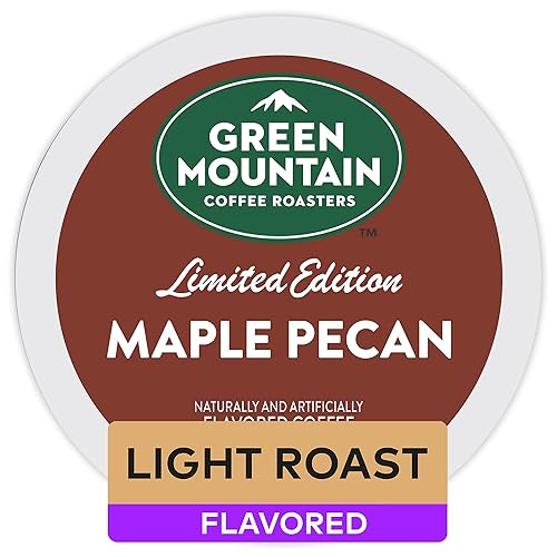 Green Mountain Coffee Roasters Café de nuez arce, cápsulas Keurig individuales K-Cup de una sola porción, 12 unidades