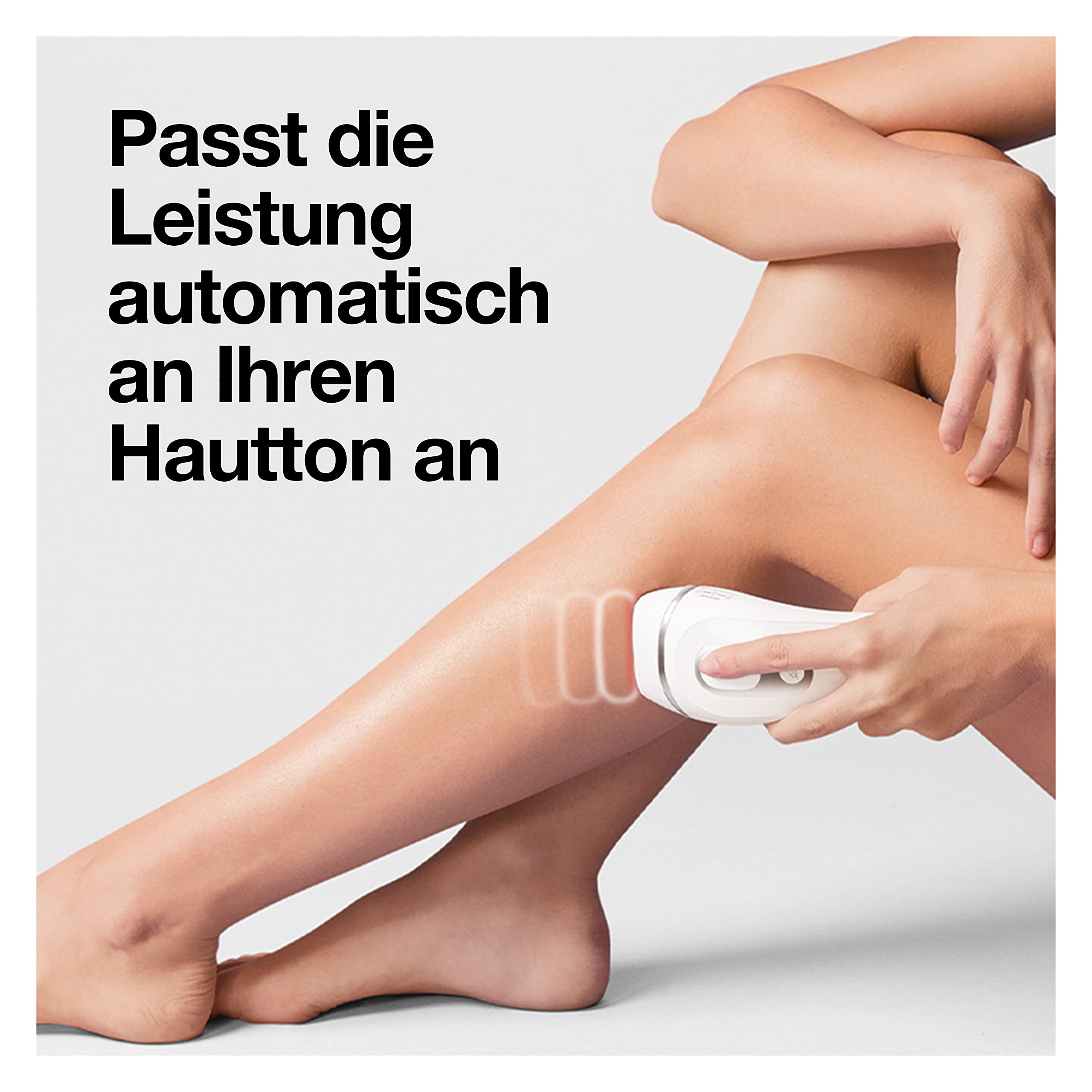 Braun IPL Silk Expert Pro 3 Haarentfernungsgerät Damen/Herren, 2 Aufsätze, sichtbare Haarentfernung, Designed In Germany, Venus Rasierer, Alternative zu Laser Haarentfernung, PL3121, Weiß/Silber
