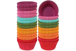 Caperci Rainbow Standard Cupcake Liners