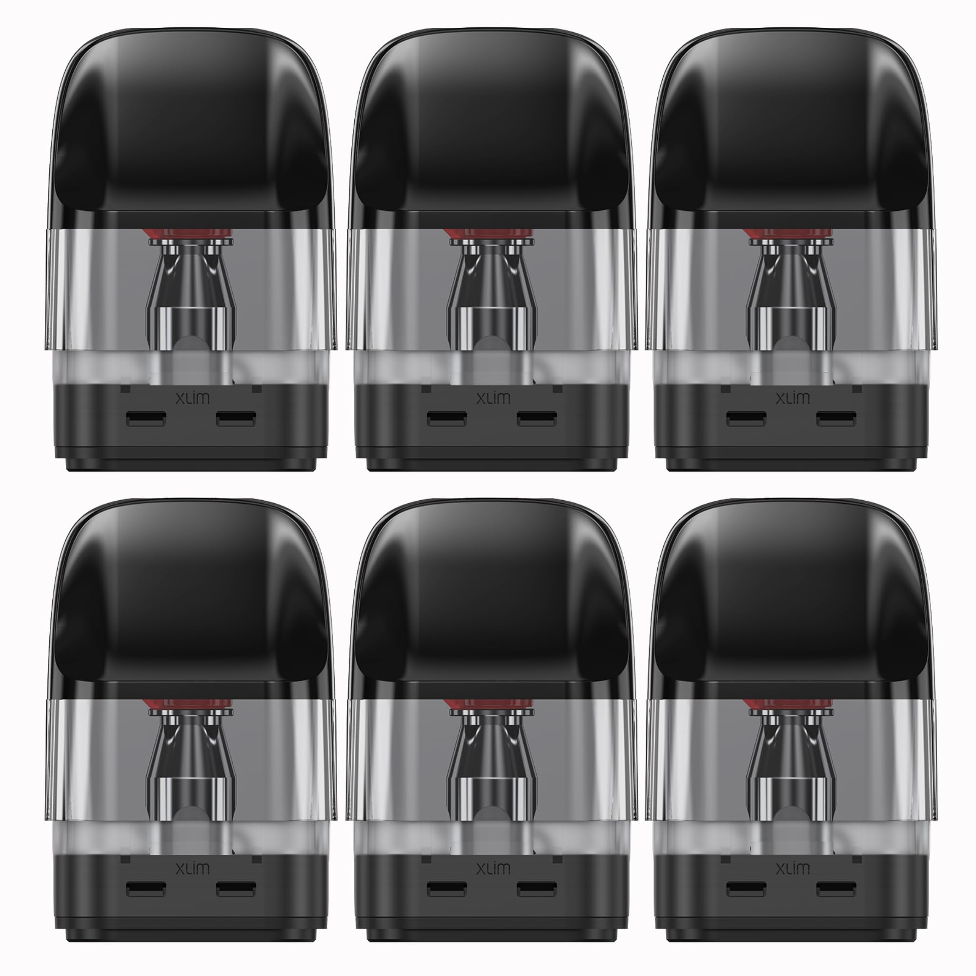 Xlim EZ Pods (0.6) Xlim Pro 2 NEW Xlim EZ Vape Pods for Xlim Pro, Xlim SE Xlim SQ, Xlim Go E Cigarette Vape Xlim Pods Top Fill 2ml Refill EZ Cartridge Pods No Nicotine 0.6ohm