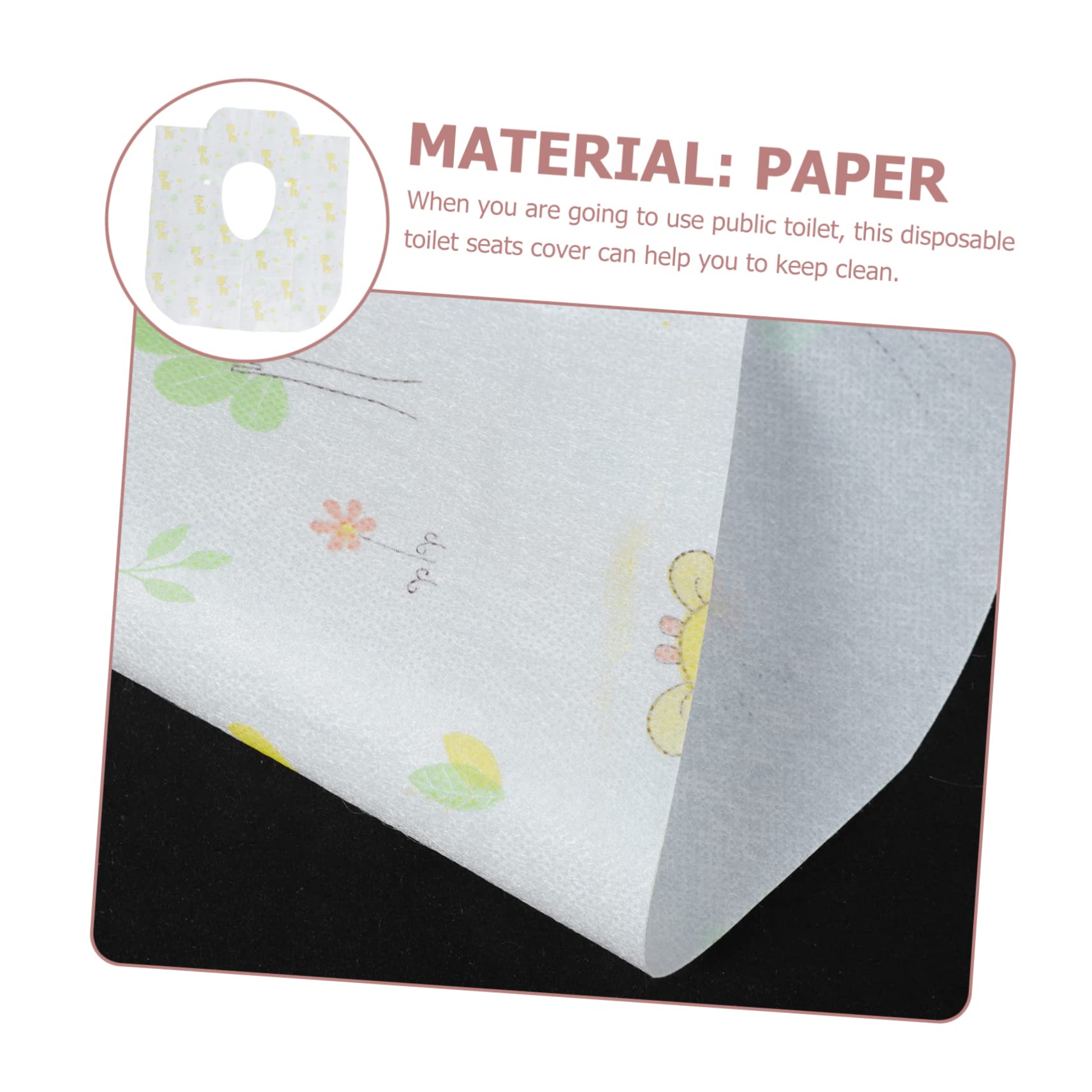 TOYANDONA 20pezzi Copriwater Monouso Impermeabili Pad Carta Igienica Per Toilette Portatile Per e Uso Domestico Protezione Igienica Per Bagni Pubblici e