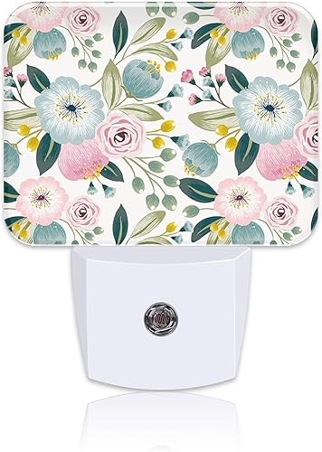 Miniatura 30 de Luz nocturna de sol en colores pastel estilo bohemio retro para enchufar a la pared con sensor de atardecer a amanecer para niños, niñas, niños,