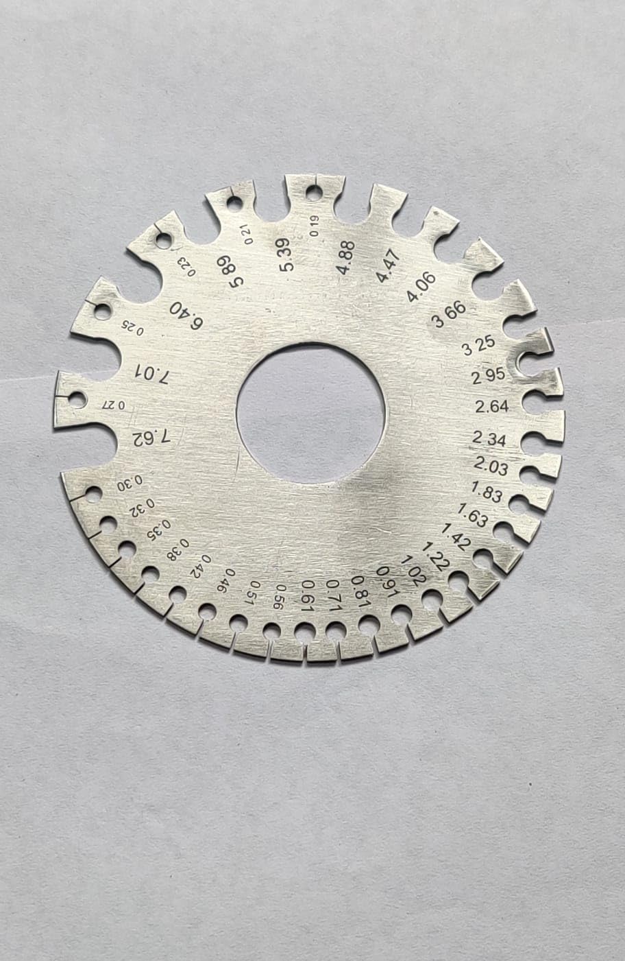 Kristeel Precision S.W.G. Measuring Wire Gauge Round (Silver) (1)-image-22