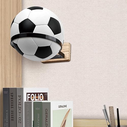 Miniatura 7 de Basketball Holder Wall Mount, Multi Ball Storage Display Wall Decorations for Basketball, Football, Soccer, Volleyball Collection, Stylish Ball Wall
