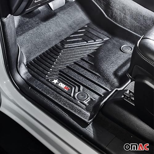 Miniatura 5 de OMAC Juego de alfombrillas prémium para Volvo XC90 2016 a 2024, se adapta a modelos de 6 y 7 pasajeros, resistente, plato profundo, Texan para todo