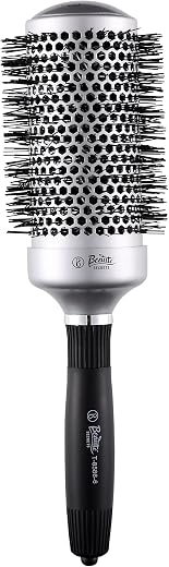 Beauté Secrets Professional Round Brush for Blow Drying Ceramic Ion Thermal Barrel Brush for Precise Styling and Maximum V...