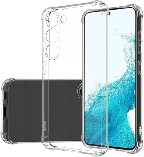 Samsung Galaxy A04S Case Clear Shockproof Silicone Protection Case Camera Cover Reinforced Edge Protection with Camera Protection for Samsung A04S/A04S...