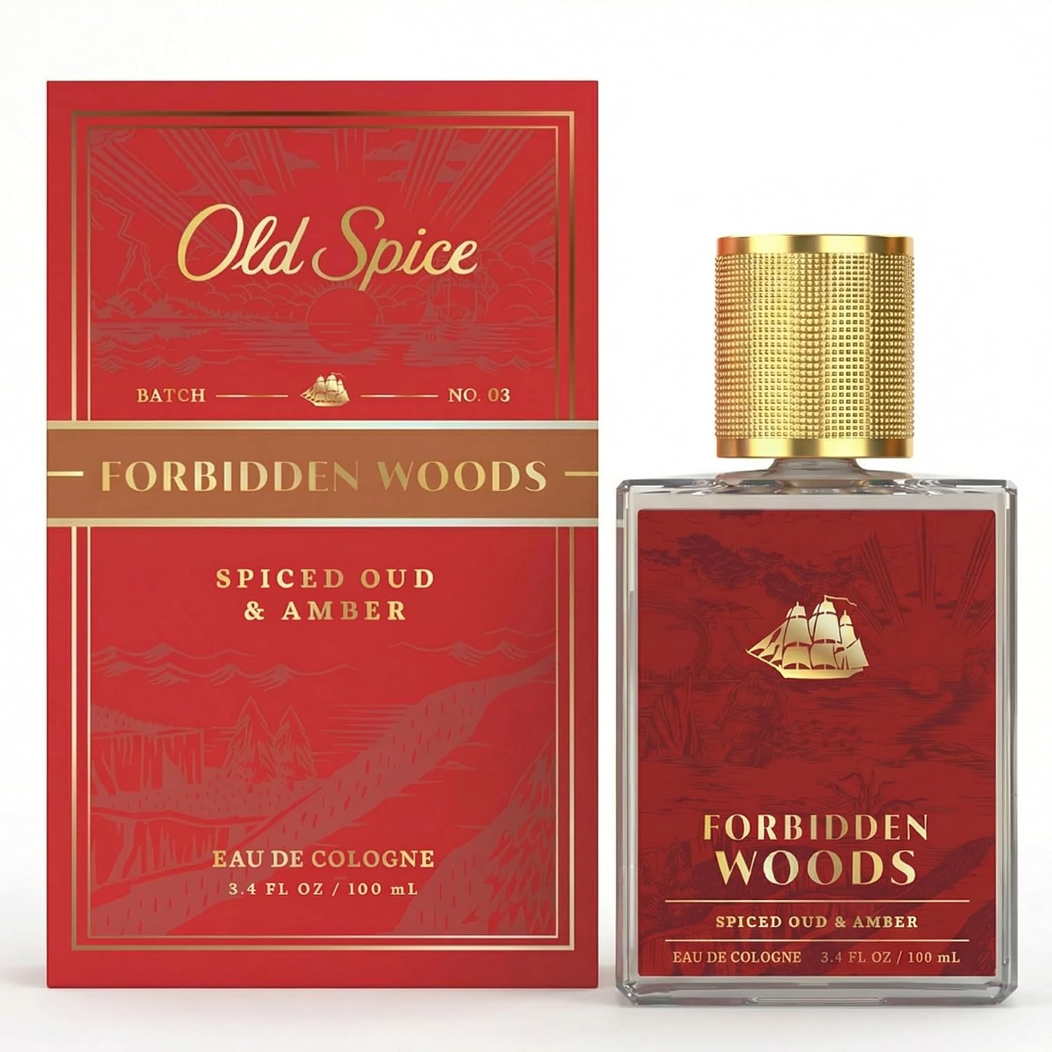 Old Spice Cologne for Men - Forbidden Woods Fragrance Spray