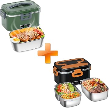 IFENROL Electric Heated Lunch Box Single Container & 2 Container