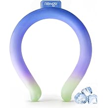 NEWGO Neck Cooling Tube, Neck Cooler for Summer, Blue Yellow Mix, 1 Pack