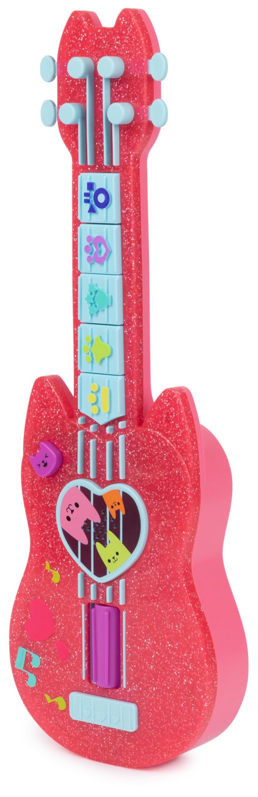 Gabby et la Maison Magique - Gabby Dollhouse - Ukulélé Interactif - Guitare Enfant - Chansons Effets Sonores - Dessin Animé Jouet Maison De Poupée - Jouet Enfant 3 Ans Et +