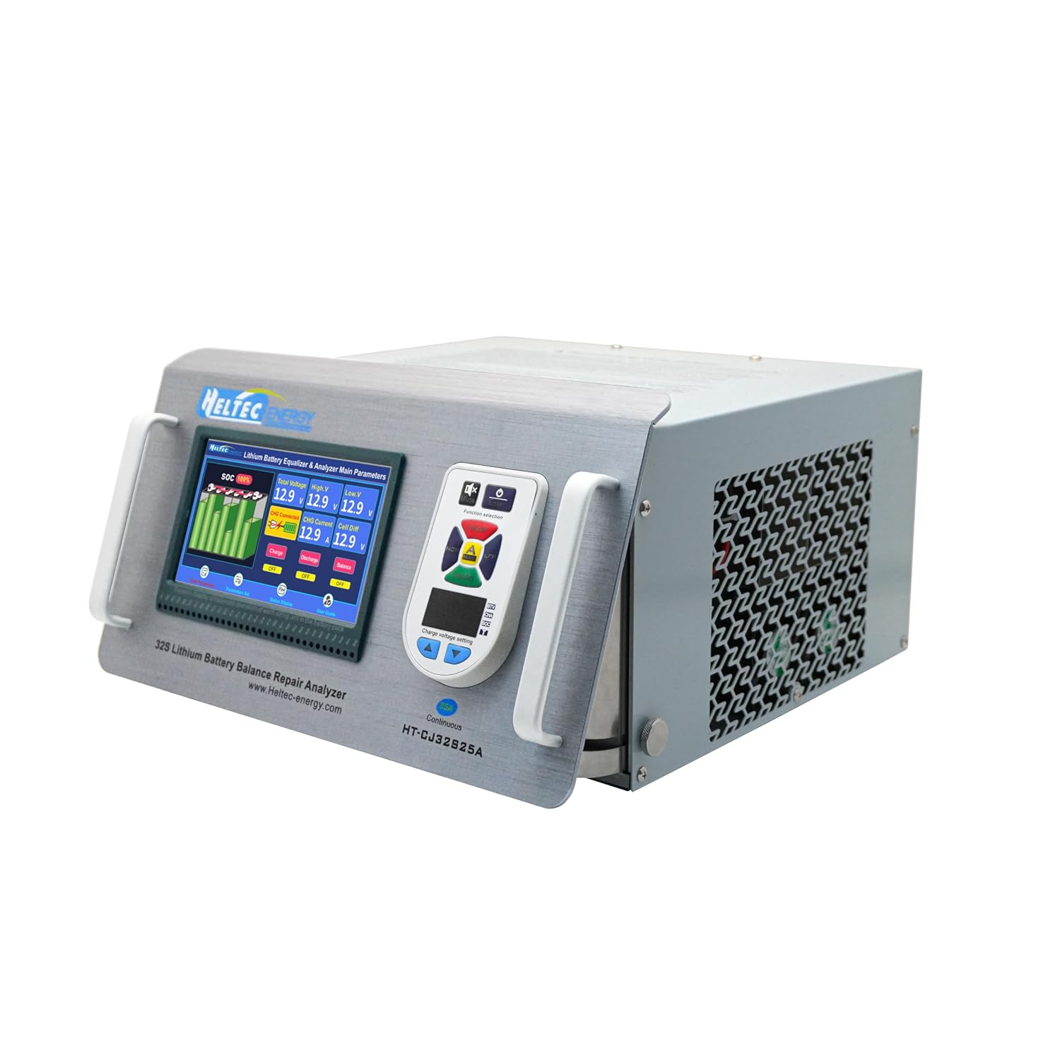 Heltecbms 2S-32S 25A Lithium Battery Analyzer Equalizer - Charge/Discharge/Monitor/WiFi Control for EV/Storage, Ideal for Manufacturers/Research Institutions/Battery Dealers