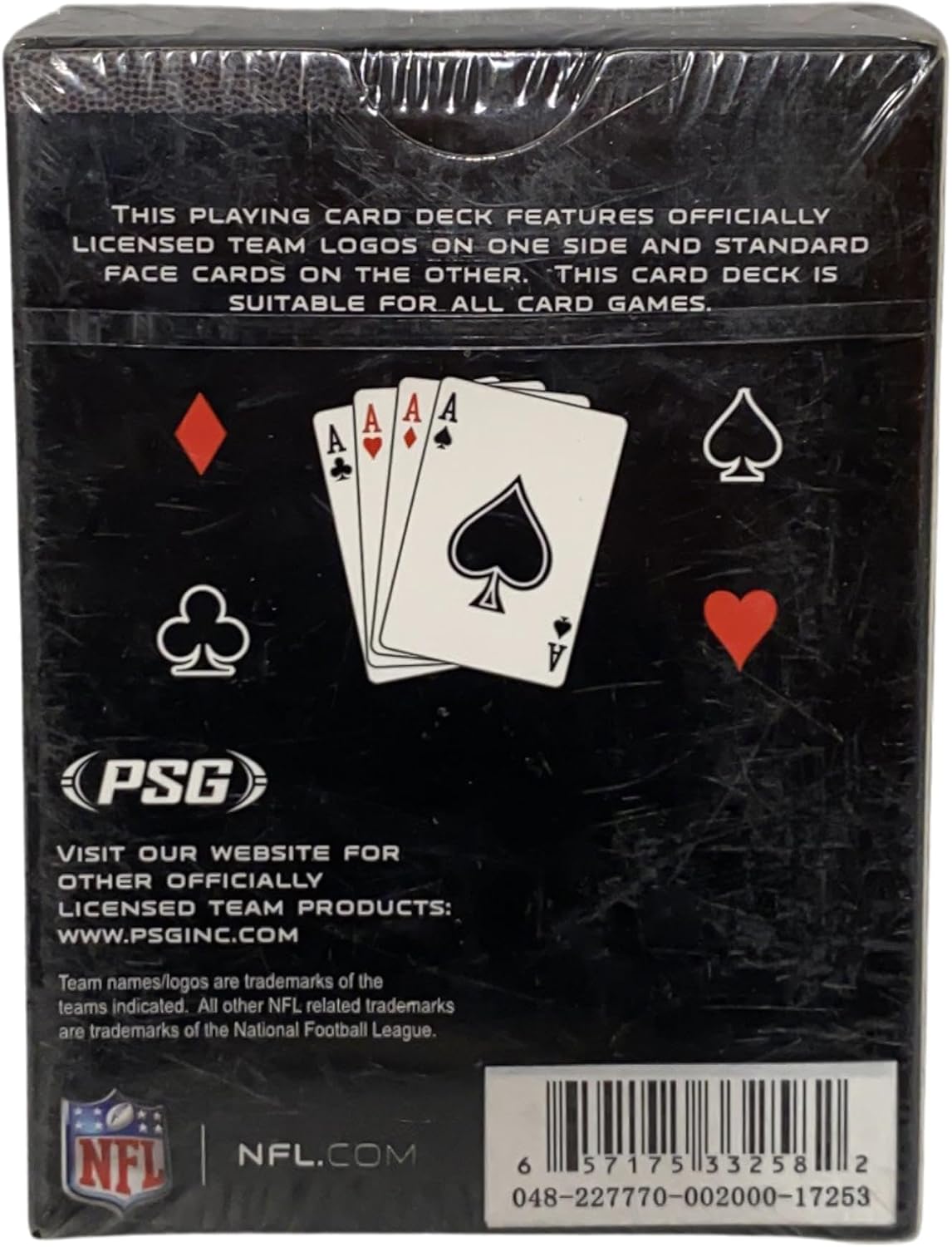 Pro Specialties Group NFL Diamond Plate Playing Cards