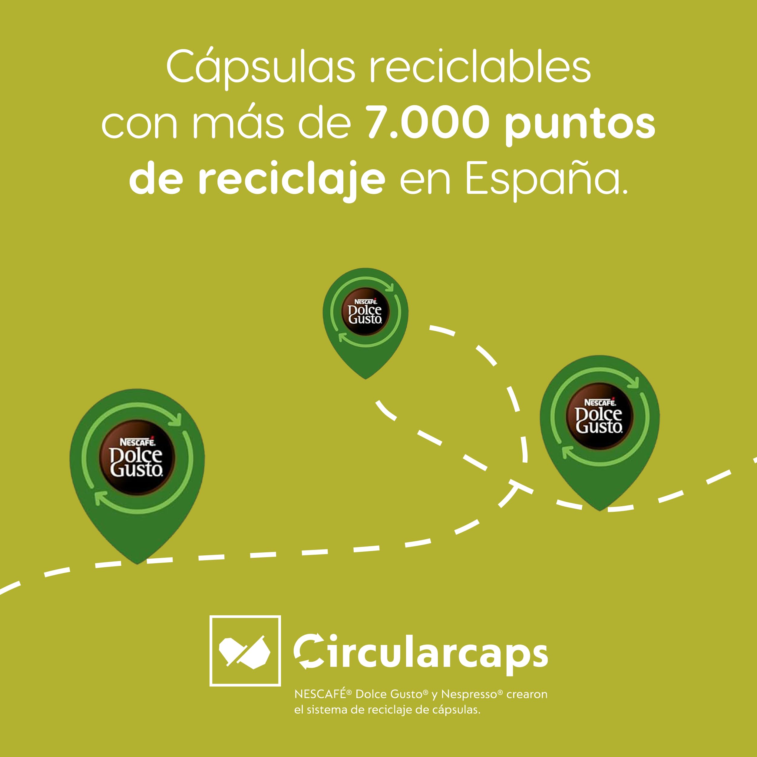 NESCAFÉ Dolce Gusto Cappuccino Cápsulas de Café 90 Cápsulas 45 tazas Clásico Italiano