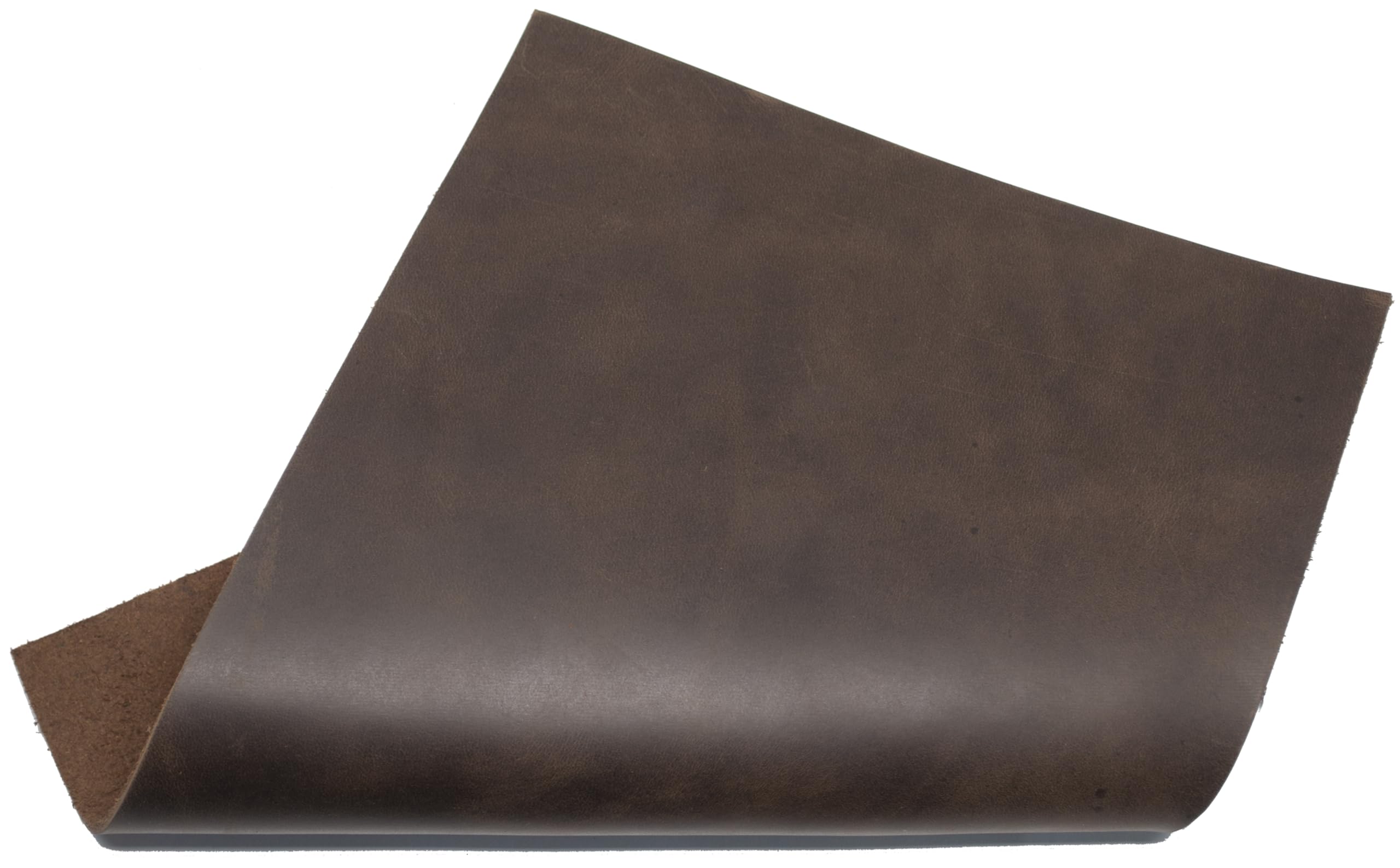 HAPPER STUDIO Cowhide Leather 2mm Thickness Pull-Up Crazy Horse Leather Genuine Leather Sheets for Crafts. (1, Taupe, A2 (420x594mm))