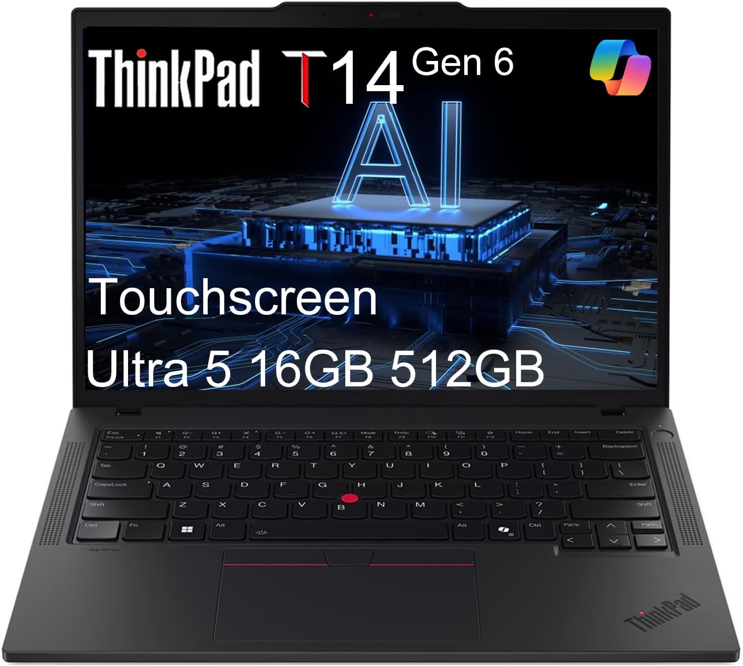 Lenovo ThinkPad T14 Business Laptop (14" FHD+ Touchscreen, AMD Ryzen 5 PRO 6650U, 16GB RAM, 512GB SSD, 6-Core (Beat i7-1250U)), Backlit, Fingerprint, 1080p Webcam