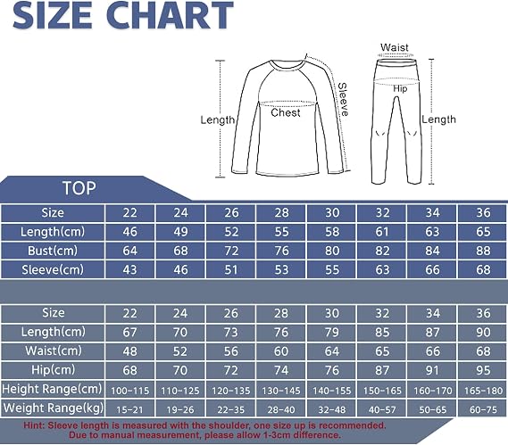 Kids Base Layer - Athletic Kids Thermal Long Sleeve Top and Leggings Compression Set for Sport Football Basketball Ski