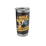 Software Engineer Robot Builder Kit for Creative Adults Stainless Steel Insulated Tumbler