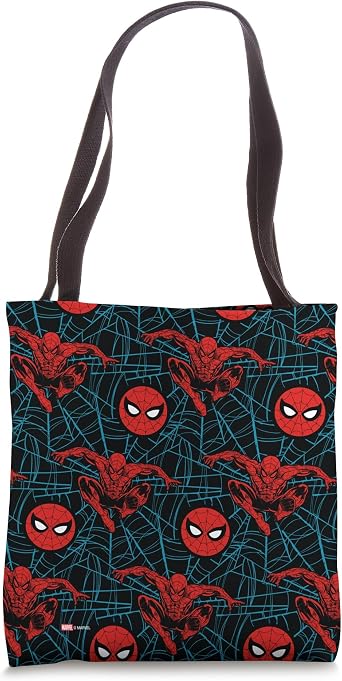 Marvel Studios Spider-Man Brand New Day Red Black & Blue Tote Bag