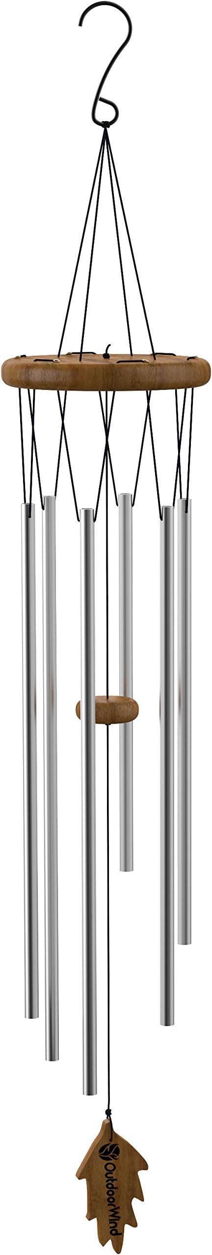 Wind Chimes - Amazing Grace - Beautiful Outdoor Decoration - Bright Soothing Sounds - Made of High Quality Materials
