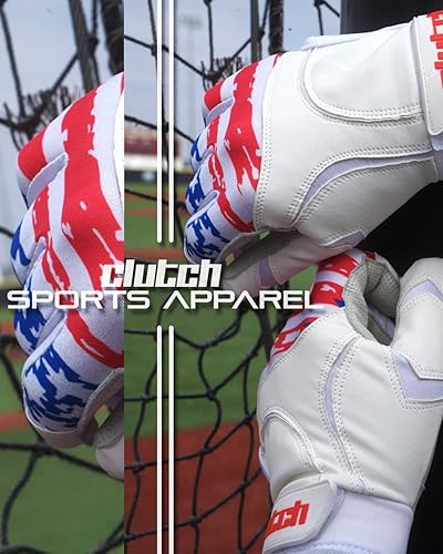 Miniatura 7 de Guantes Clutch Sports Apparel para batear en béisbol y sóftbol