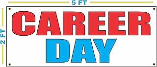 Career Day Banner Sign New Larger Size for School Office