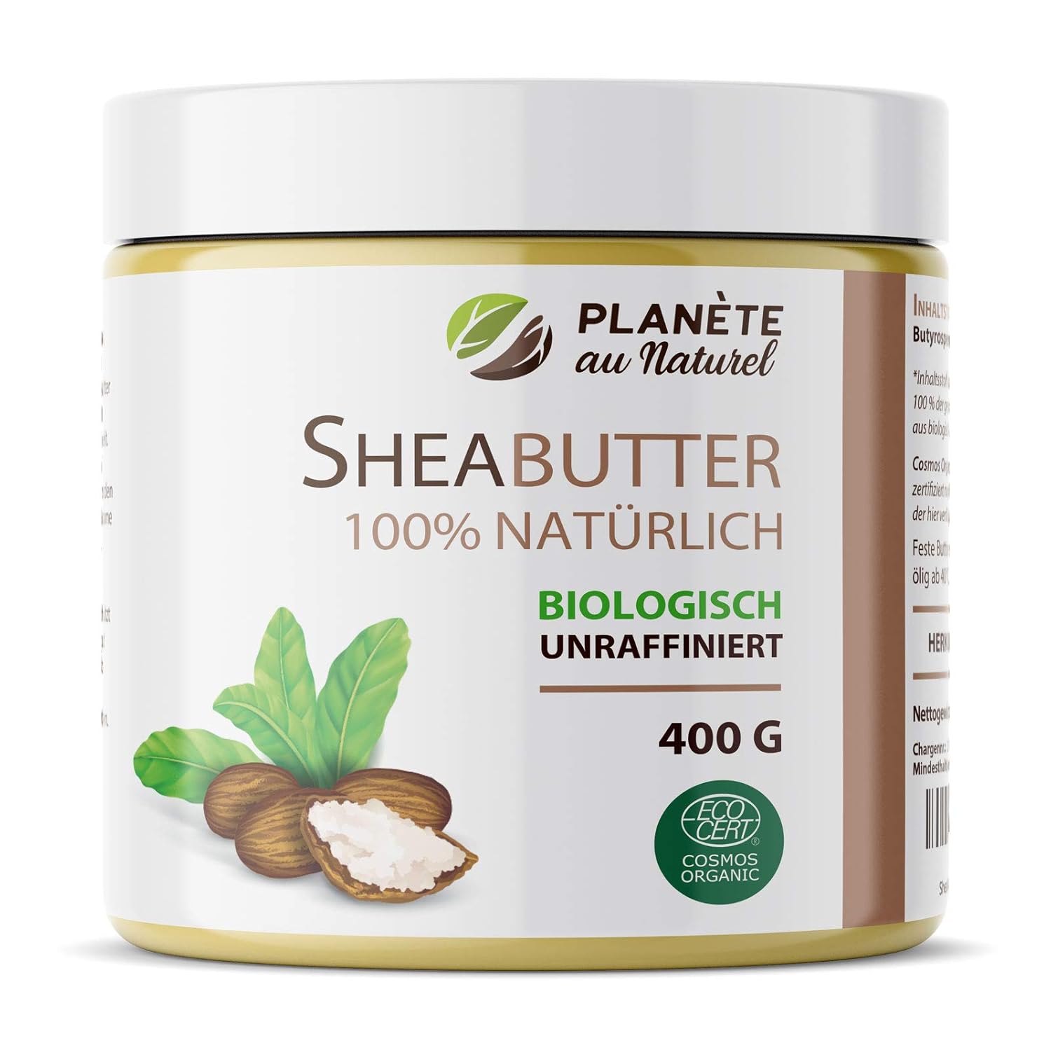 SheaButter Biologisch Karité Butter 100 Rein 100 Natürlich