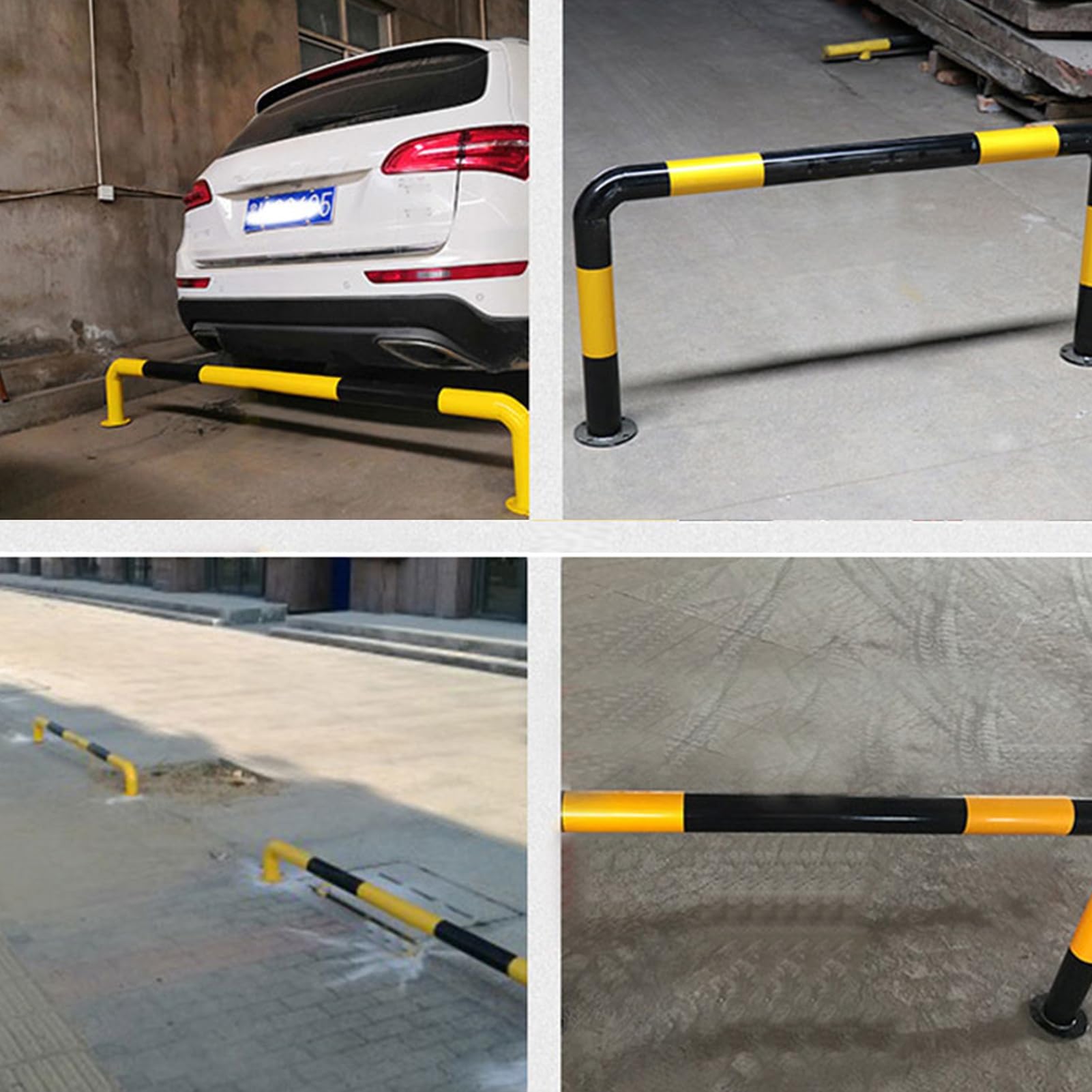 Robuster Maschinenschutz, U-förmige Anti-Kollisionsstange, Bodenmontage, Anschraub-Poller, für Auffahrt, Garage, Parkschutz