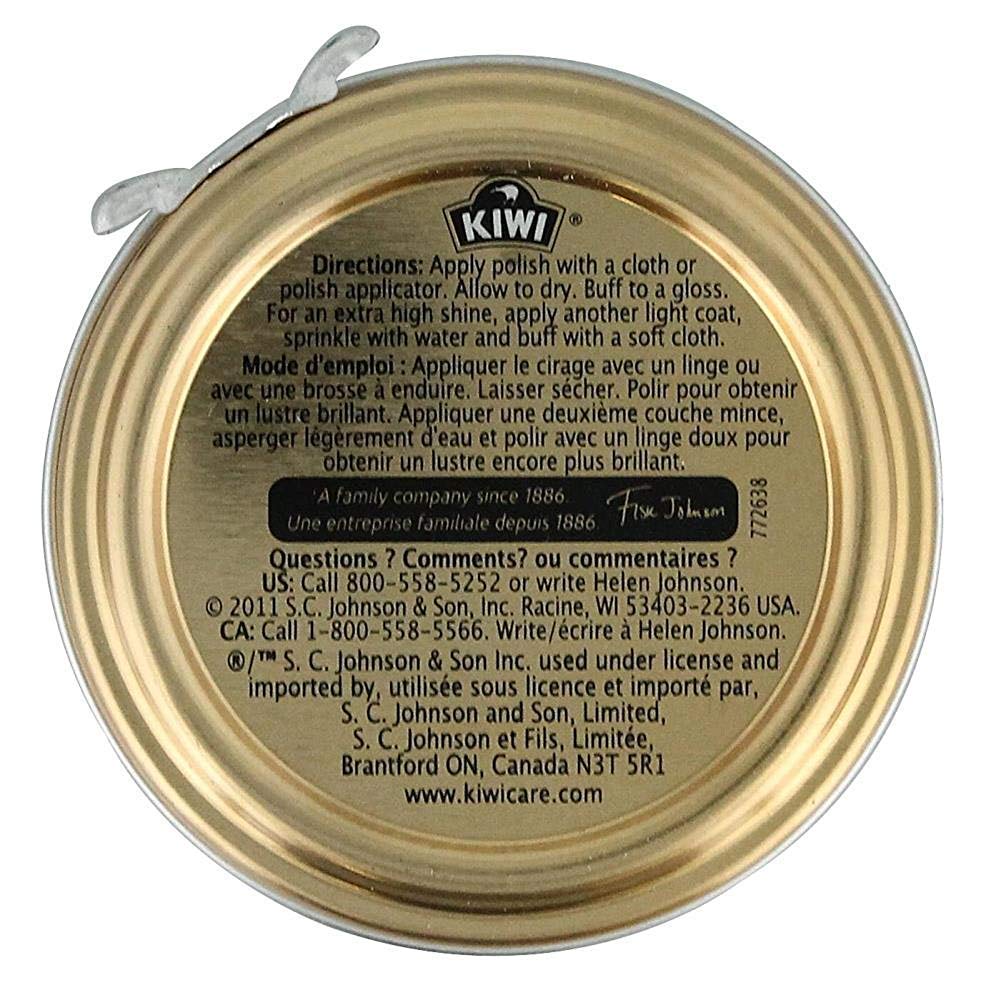 KIWI WHITE LIQUID LEATHER SHOE POLISH BOOT WHITENER 1 oz TRAVEL WORK OFFICE  NEW