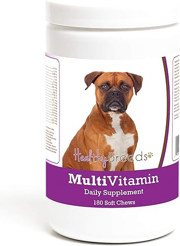 Miniatura 26 de Healthy Breeds Bulldog Multivitamínico Masticable Suave para Perros 180 Recuento
