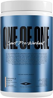 ONE OF ONE Sport Pre-Workout Powder, 30 Servings, Pineapple Punch Flavor, Nutritional Supplement, Exercise & Athletic Performance