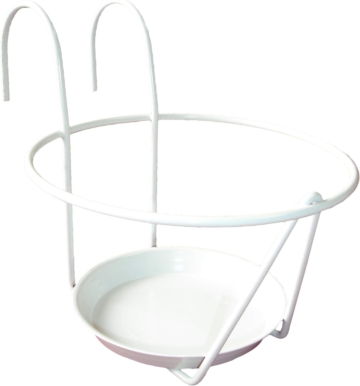 Crocheted Saucer 16-18 cm White