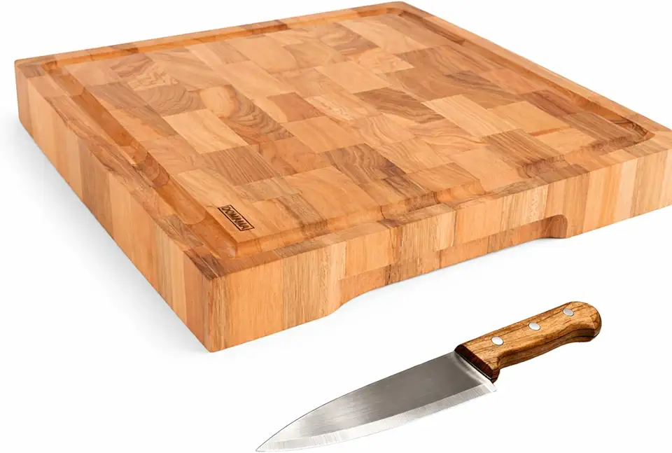 Tábua para Churrasco com Faca Domama Kort 45x40x4cm