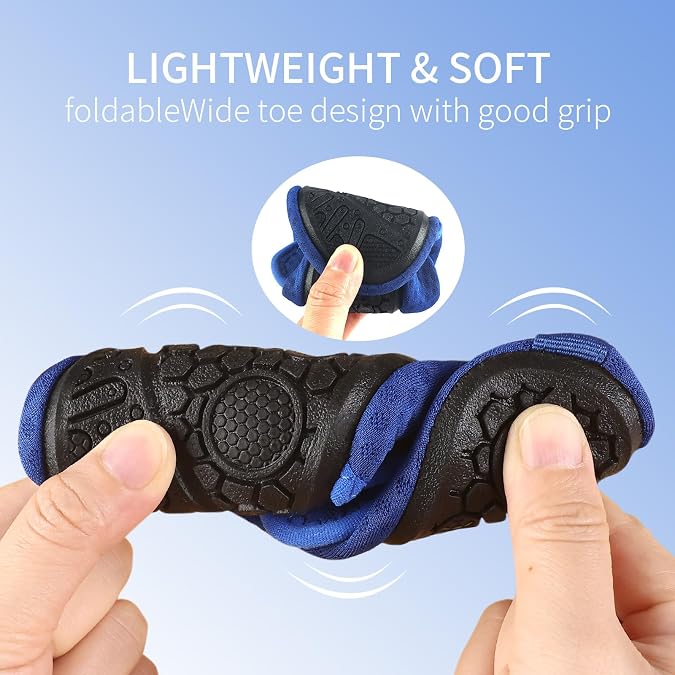 Kids Boys Girls Toddler Water Shoes,Kids Swim Shoes Non Slip Quick Dry Beach Shoes,Barefoot Sports Aqua Socks Fast Dry for Beach Sports Outdoor