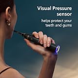 Philips Sonicare9900Prestige Our Most Advanced Electric Toothbrush with SenseIQ, Brush Head, Artificial Intelligence in The Philips Sonicare app, Dark Blue (HX9992/12) 100-240V|50/60Hz - 5