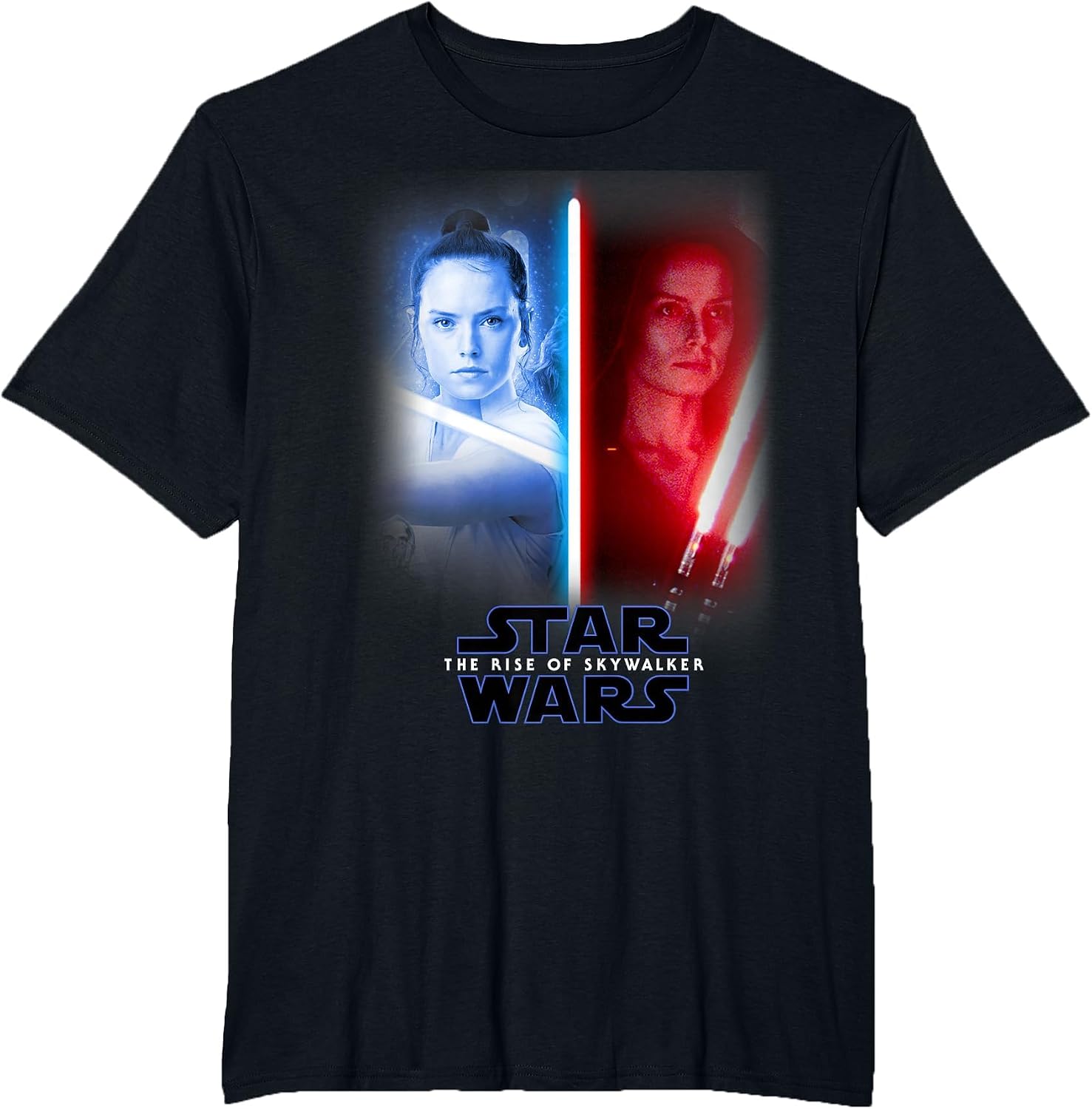 Star Wars The Rise Of Skywalker Rey Vertical Split T-Shirt