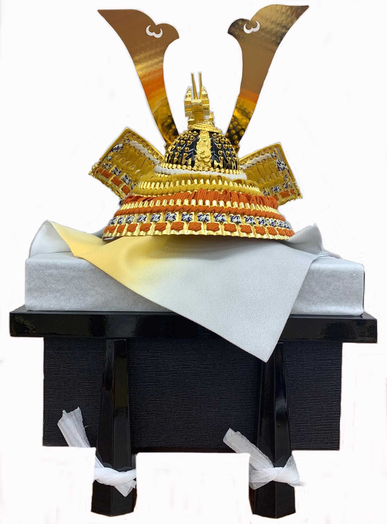 15号 越後山兜 合鉢 金沢箔 正絹【五月人形】【兜飾り】【端午の節句】 Amazon.co.jp: 兜 15号 越後山兜 合鉢 金沢箔 正絹【五月人形