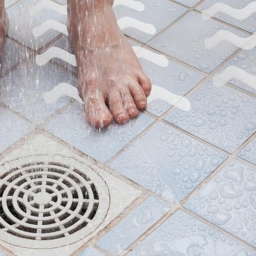 Miniatura 4 de 36 calcomanías antideslizantes para bañera, ducha, escaleras, suelo de ducha, adhesivos de agarre antideslizantes, calcomanías de seguridad