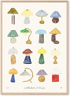 The Poster Club 艺术海报 50×70cm A Collection of Lamps 海报俱乐部 北欧杂货