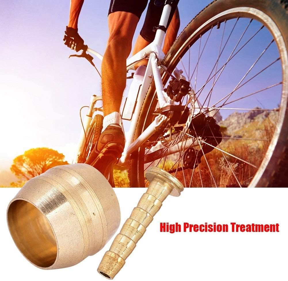 10 Sets of Hydraulic Disc Brakes Mountain Bike Bicycle Hose Olive Joint Insert Replacement Parts (BH59)