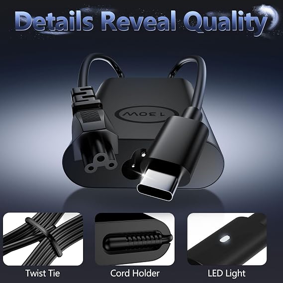130W USB C Laptop Charger Compatible with Dell XPS/Precision/Latitude
