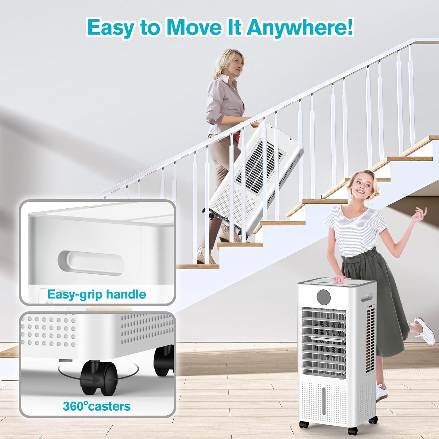 Windowless Portable Air Conditioner, 12H Timer &Amp; 2-Gal Tank,...