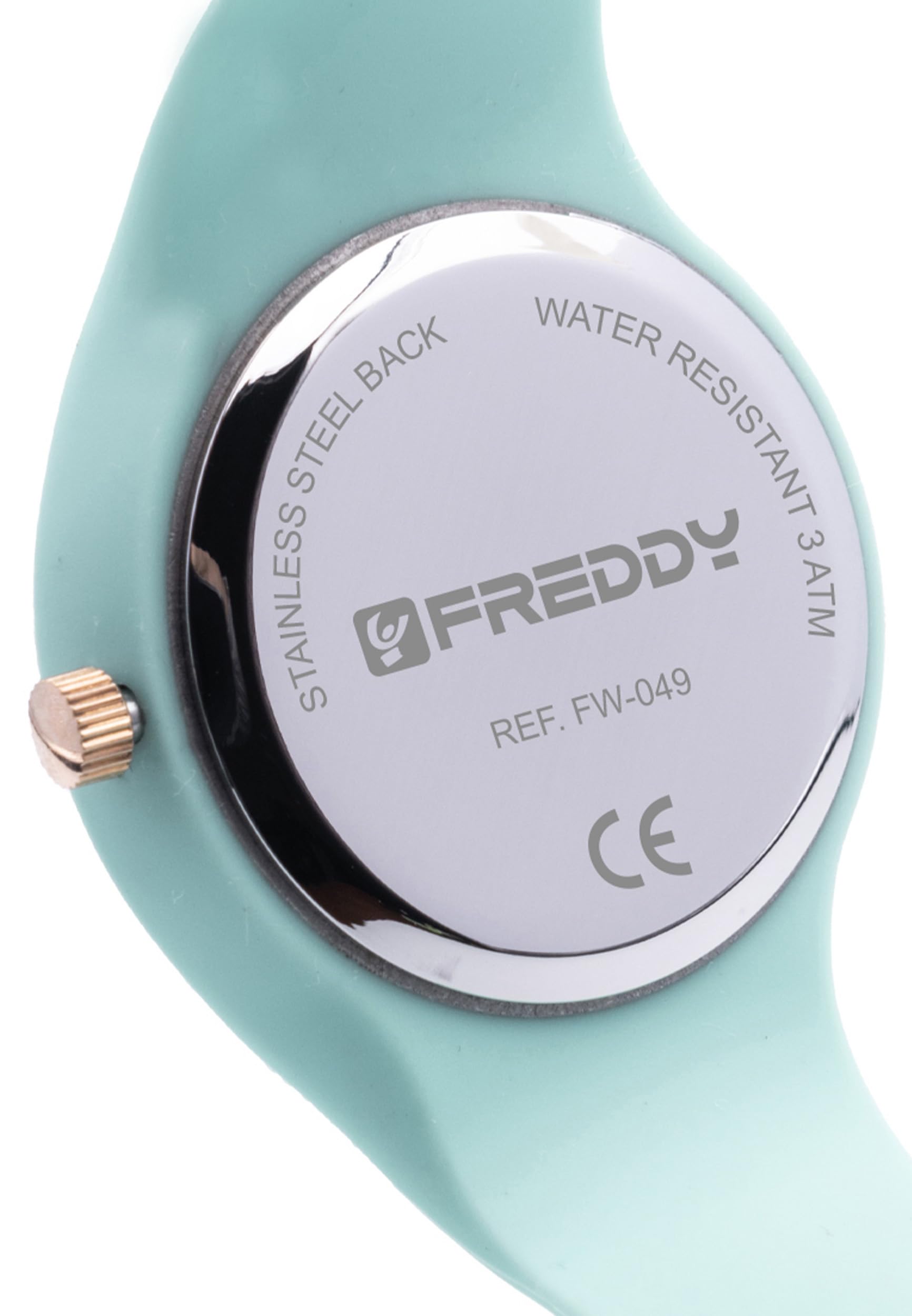FREDDY Orologio da Polso Donna Rhythm, Rhythm Orologio da Donna in Silicone, Quadrante Tondo 34 mm