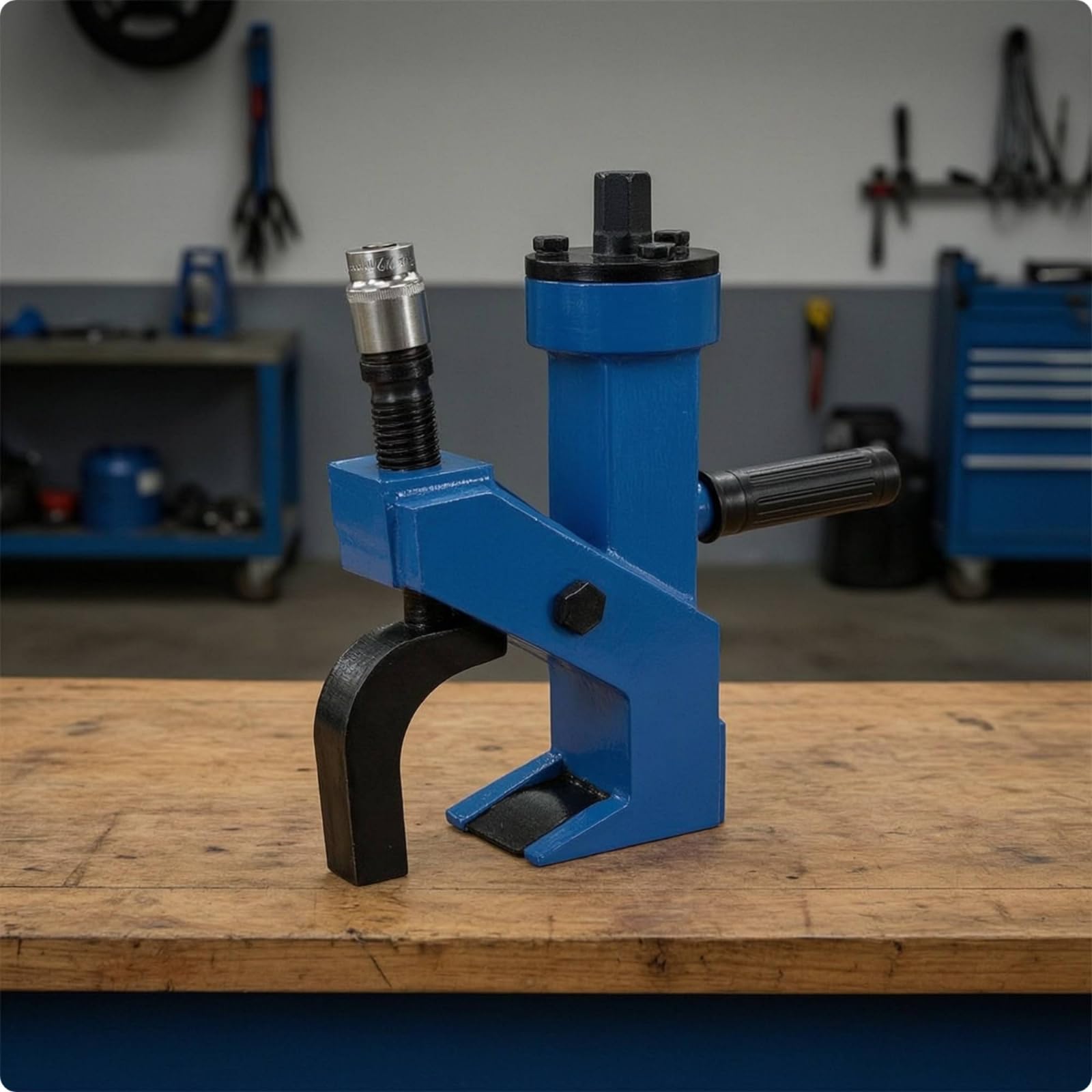 Qianly Smontagomme Manuale Robusto Stallonatore Manuale Facile da Usare Pressa per Gommisti, Meccanici, Rosso
