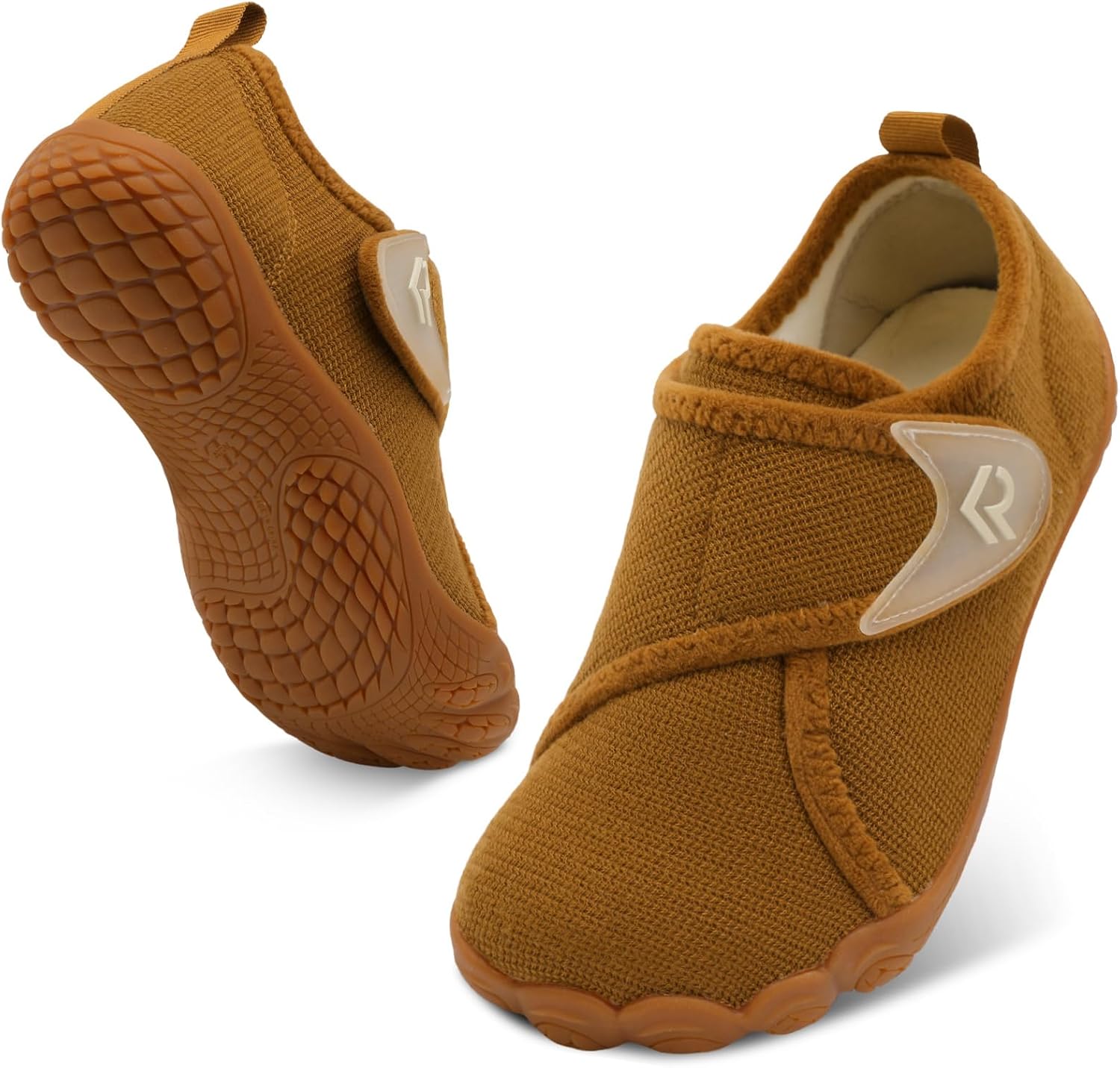 relxfeet Men's Slippers Wide Width Adjustable Orthopedic Diabetic House Shoes for Neuropathy Swollen Feet Relief Non-Slip Rubber Sole Indoor Outdoor